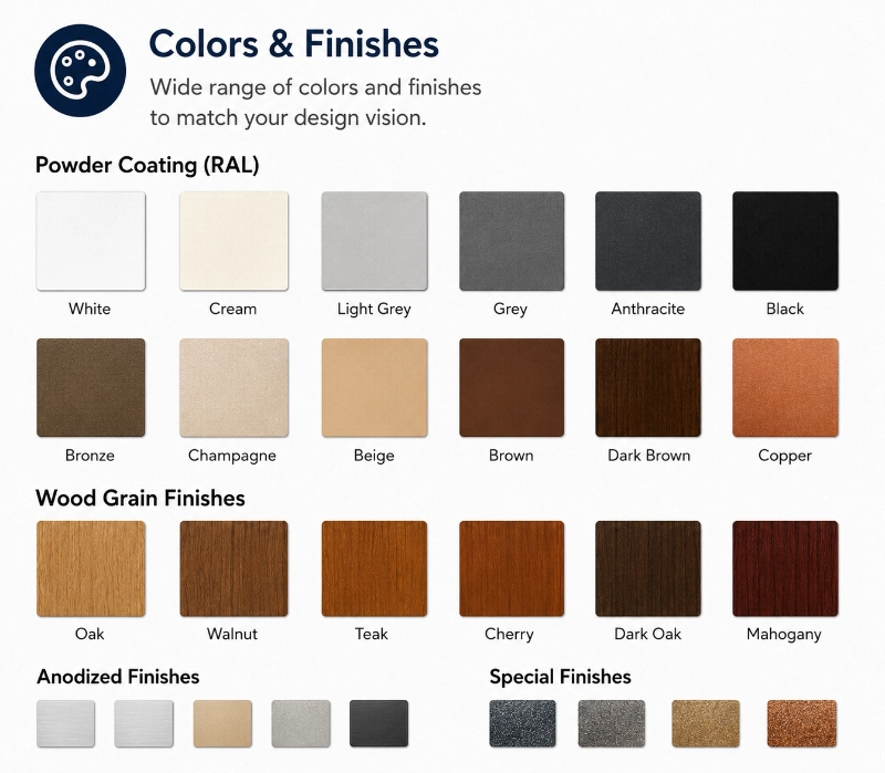 7 2 Colors Finishes